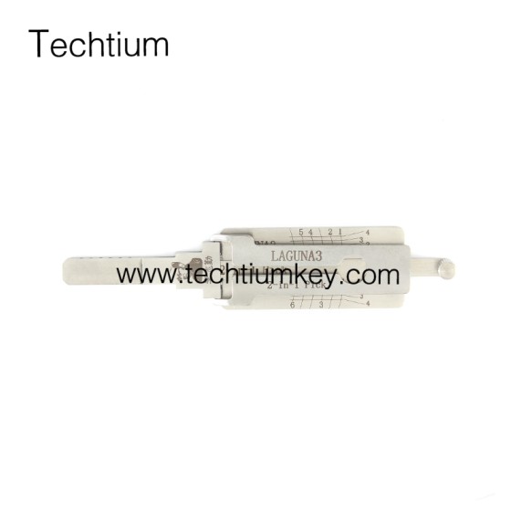 LAGUNA Renault Original Lishi 2 in 1 lock pick and decoder